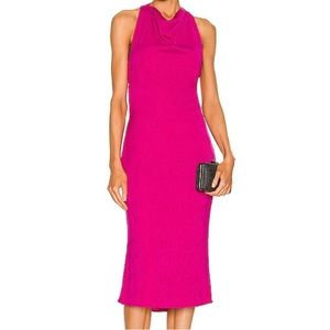 Asher Midi Dress in Fuchsia
NBD